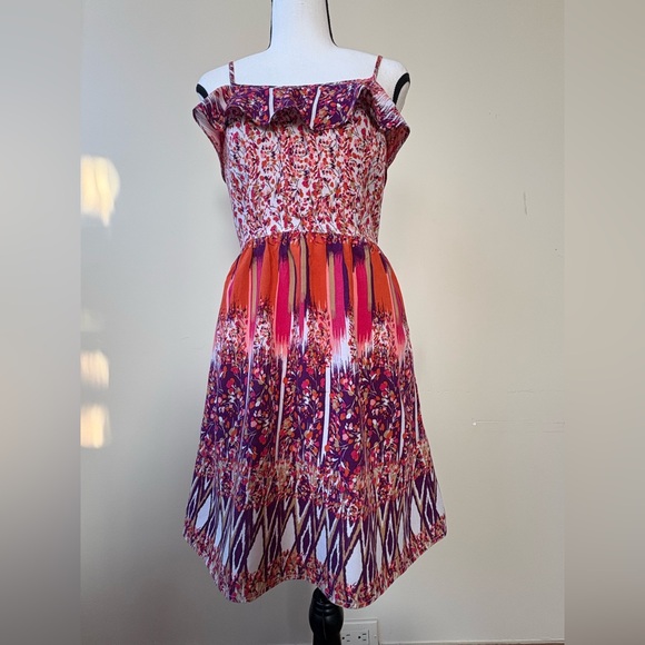 Xhilaration Multicolor Floral Mini Dress - Picture 10 of 14